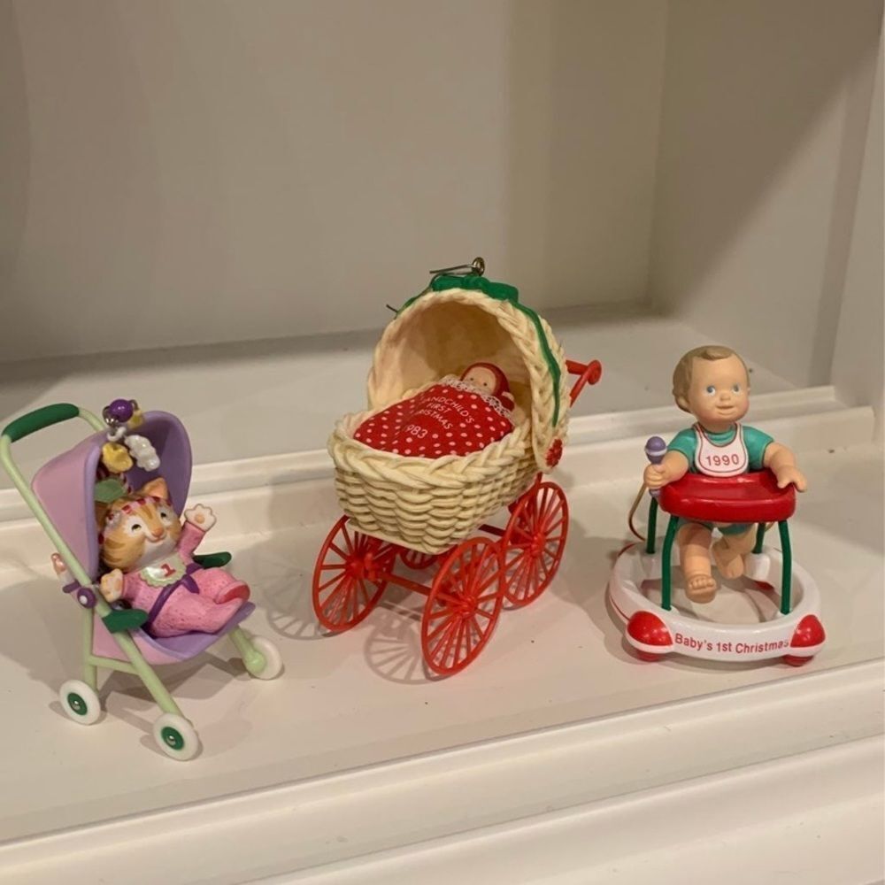 3 Hallmark Baby Ornaments